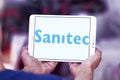 Sanitec sanitaryware manufacturer logo Royalty Free Stock Photo