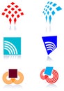 Communication logo set