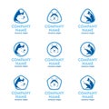 Husky Logo Set Icon