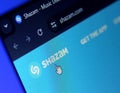 Shazam music app Royalty Free Stock Photo