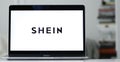 Logo of SHEIN, the world's largest fashion retailer and known for its affordable product library