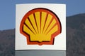 Logo sign of Shell petrol station