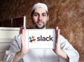 Slack Technologies company logo Royalty Free Stock Photo