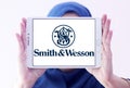 Smith & Wesson firearms company logo Royalty Free Stock Photo