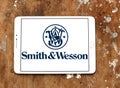 Smith & Wesson firearms company logo Royalty Free Stock Photo