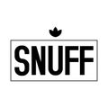 Vector logo of snuff and chewing tobacco