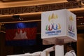 Logo Southeast Asian Games 2023 flag Cambodia