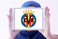 Villarreal CF soccer club logo Royalty Free Stock Photo