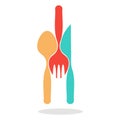 Logo spoon, knife and fork