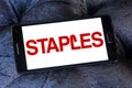 Staples brand logo Royalty Free Stock Photo