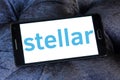 Stellar payment network logo Royalty Free Stock Photo