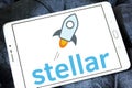 Stellar payment network logo Royalty Free Stock Photo