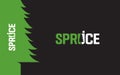 Spruice ice clever logo vector Royalty Free Stock Photo