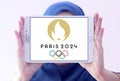 Paris 2024 Olympics logo Royalty Free Stock Photo