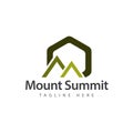 Mount Summit Logo Vector Template Design Illustration