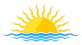 Logo sun and sea.