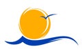 Logo sun and sea.