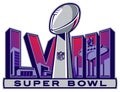 Logo of the Super Bowl LVIII. Super Bowl 58 Royalty Free Stock Photo
