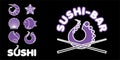 Logo for the sushi bar
