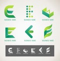 Logo and Symbol design E concept