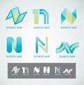 Logo and Symbol design N concept