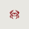 A logo that symbolically uses a crab