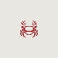 A logo that symbolically uses a crab