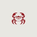 A logo that symbolically uses a crab