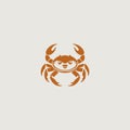 A logo that symbolically uses a crab