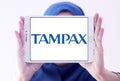 Tampax company logo Royalty Free Stock Photo