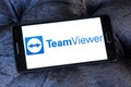 TeamViewer computer software logo Royalty Free Stock Photo