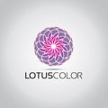 Lotus Circular Vector Logo