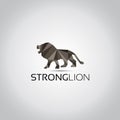 Strong Lion Triangel Logo