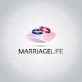 Two Rings Marriage Logo