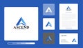 Illustration Of Ascend Logo Design