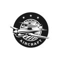 Logo Template aircraft formation