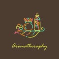 Logo template - Aromatherapy Royalty Free Stock Photo