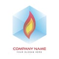 Logo template - fire