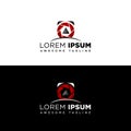 Logo template photography studio, photographer Royalty Free Stock Photo