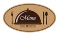 Logo template for restaurant, catering or gastro service menu design