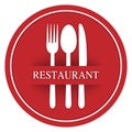 Logo template for restaurant, catering or gastro service menu design