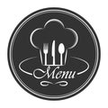 Logo template for restaurant, catering or gastro service menu design