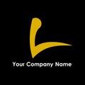 Company name, template logo, abstrak logo