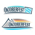 The logo on the theme of Oktoberfest