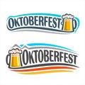 The logo on the theme of Oktoberfest