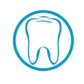 Logo Tooth. Vector