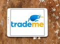 Trade Me internet auction website logo Royalty Free Stock Photo