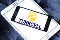 Turkcell mobile phone operator logo Royalty Free Stock Photo