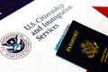 Logo U.S. Citizenship and Immigration Services Passport