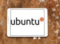 Ubuntu operating system logo Royalty Free Stock Photo
